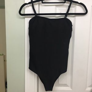 robbed one piece swimsuit